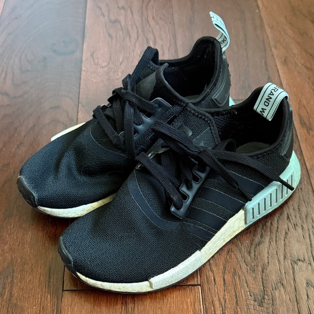 Adidas Black NMD R1 Shoes
